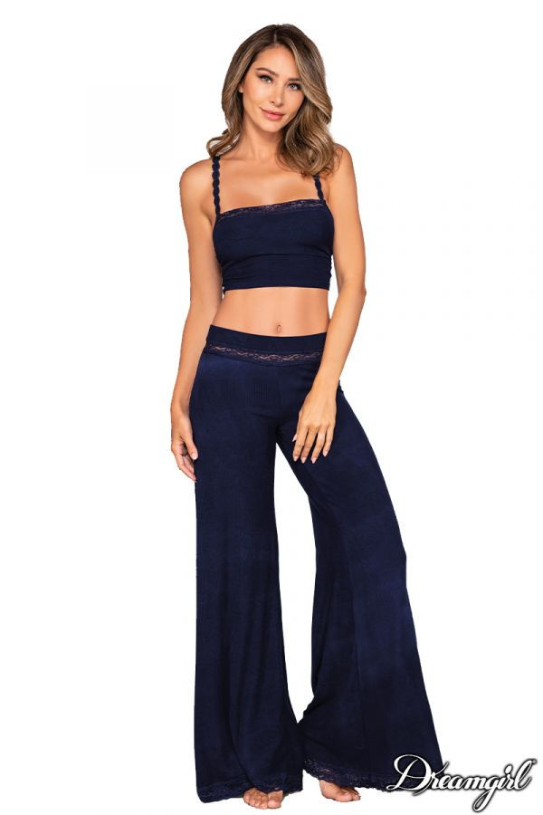 Navy Jersey Lounge Set