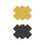 Thumbnail: Glitter Plus/Cross Pasties 2 Pack (2 Colors)