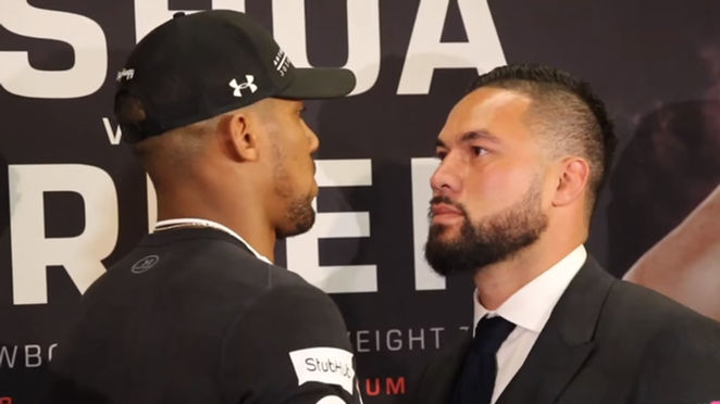 Terrified Joseph Parker hands WBO belt to Anthony Joshua