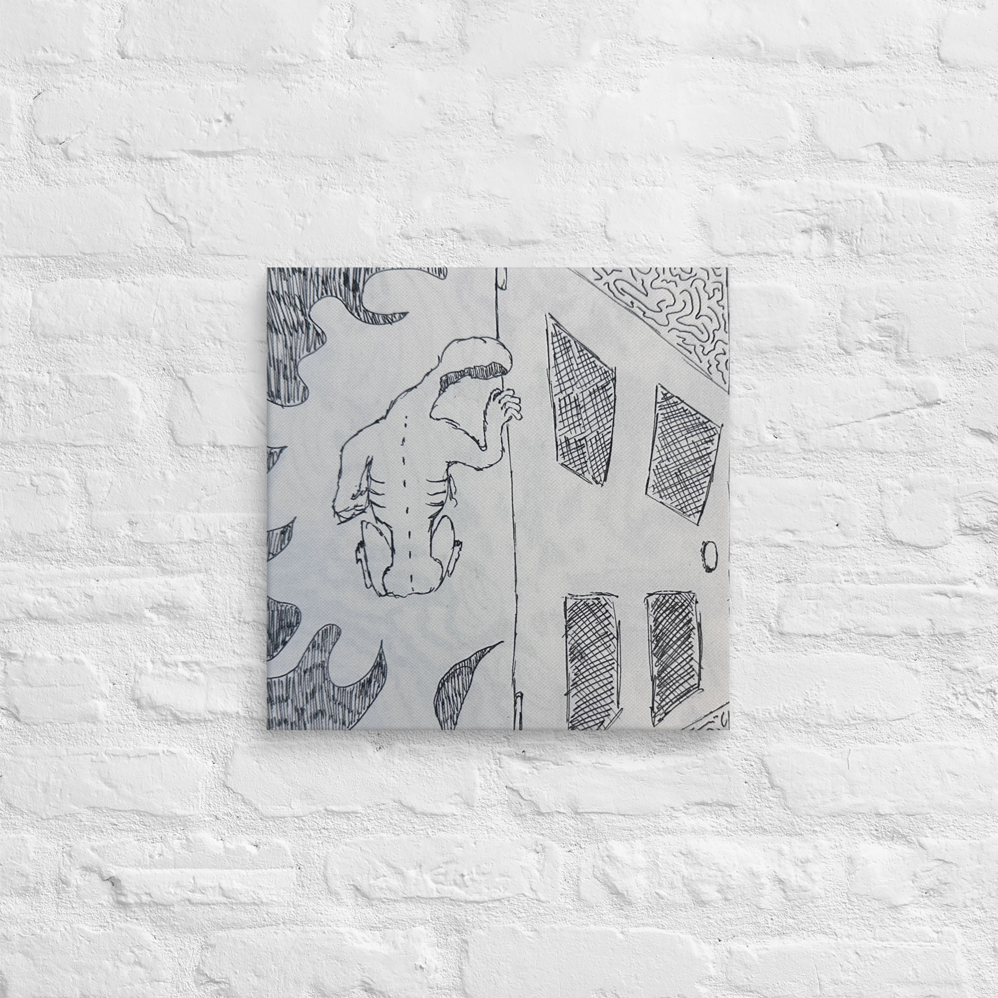 Halfway Down from the Other Side Canvas Print