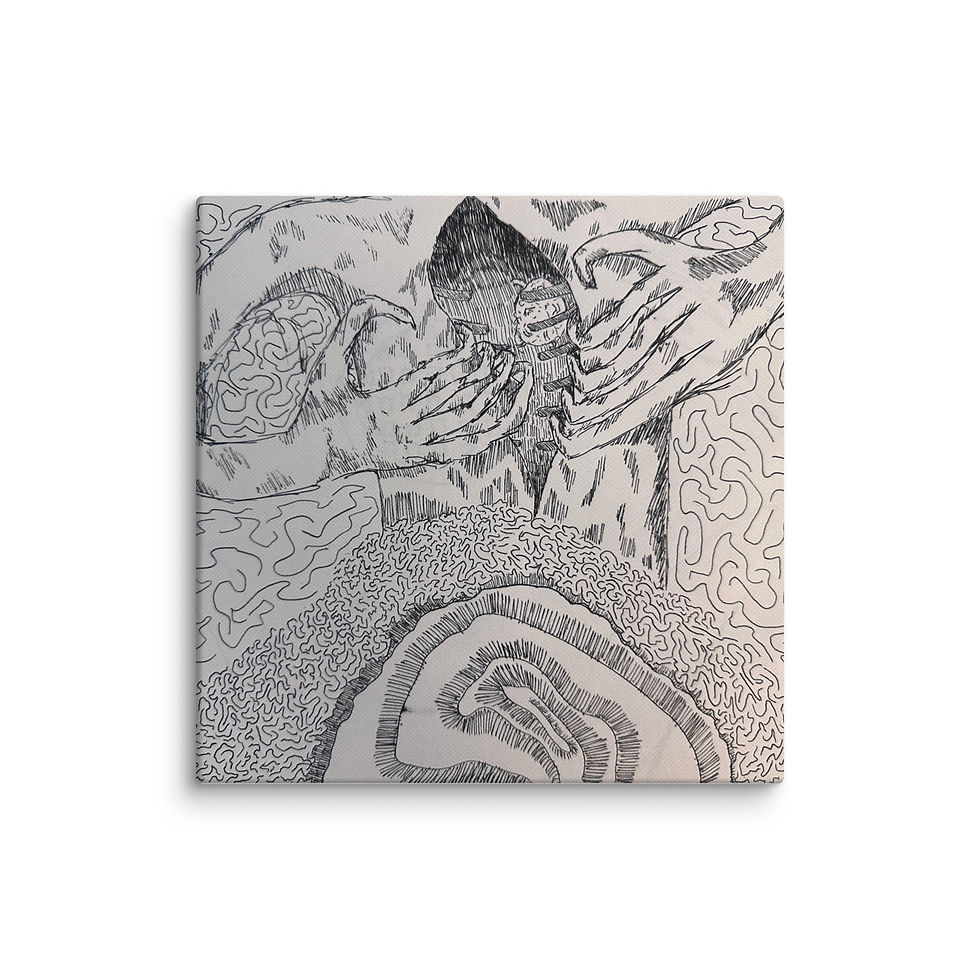 Thumbnail: Misguided Self Inflictions Canvas Print