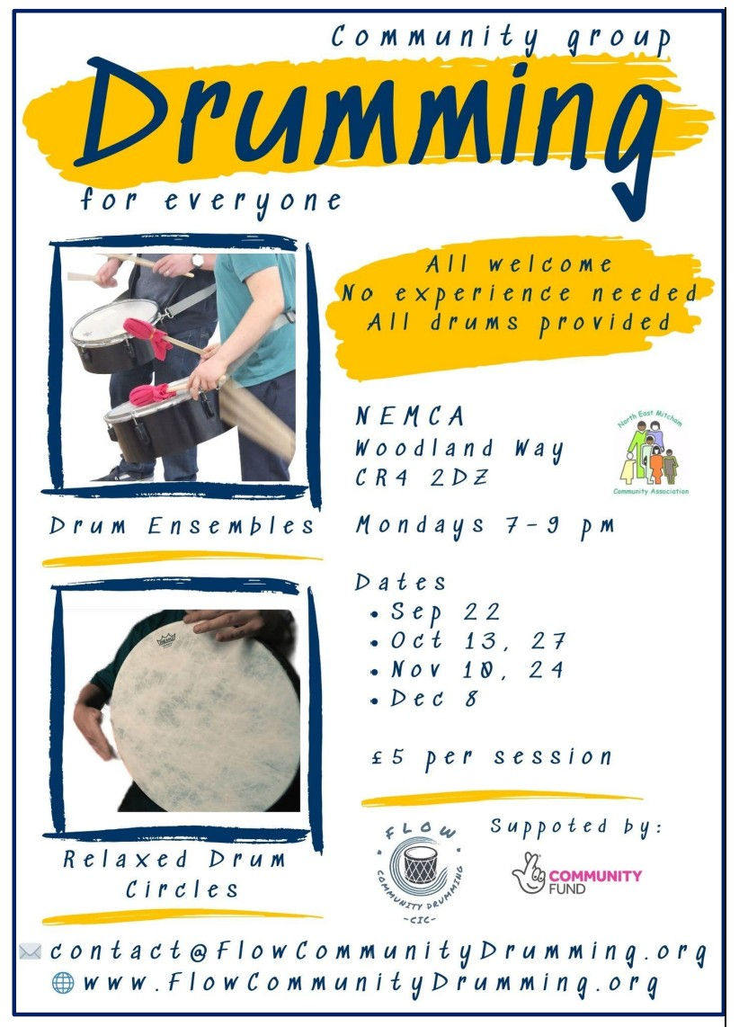 Mitcham - Drum Ensemble & Relaxed Drum Circle