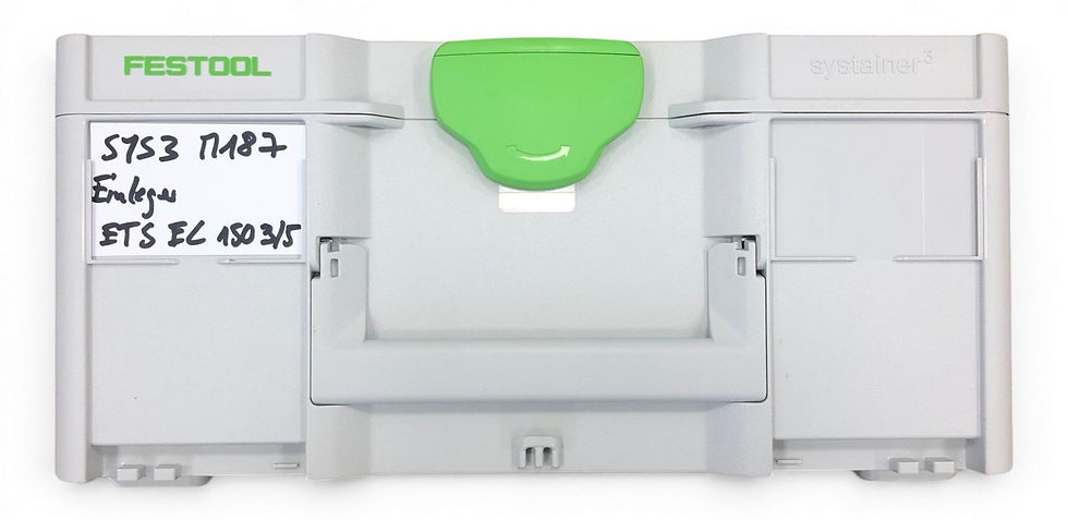 Miniaturbild: Festool SYS3 M187 Systainer mit Einleger für ETX EC 150/3/5