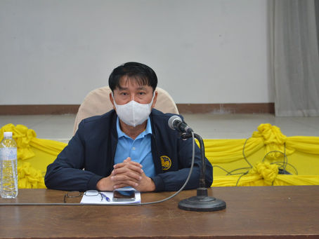 ประชุมผู้นำชุมชนในเขตเทศบาล โครงการแข่งขันกีฬาประชาชนสัมพันธ์ ต้านภัยยาเสพติด ประจำปีงบประมาณ 2565