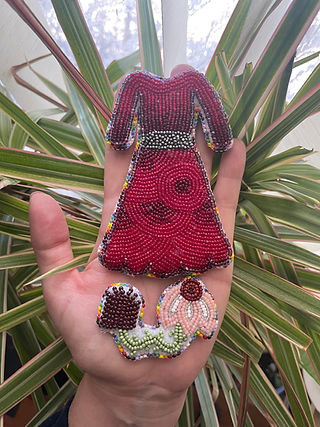 red dress earrings pattern 8 Best Red dress pin ideas