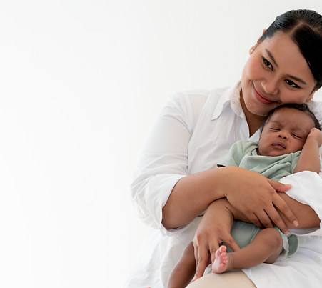 portrait-image-asian-mother-happy-smile-while-holding-1monthold-baby-newborn-son-who-is-sl