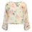 Thumbnail: Seam Detail Sleeve Blouse Waterprint