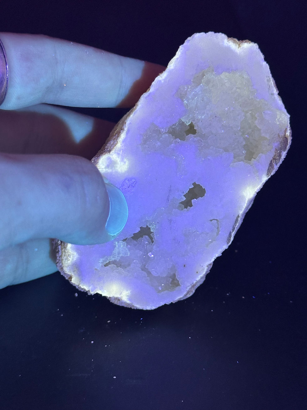 Miniature : Géode de quartz druze
