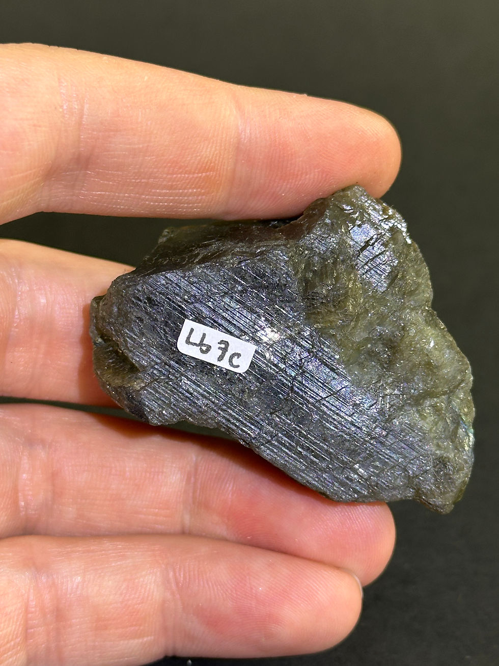 Miniature : Labradorite brute