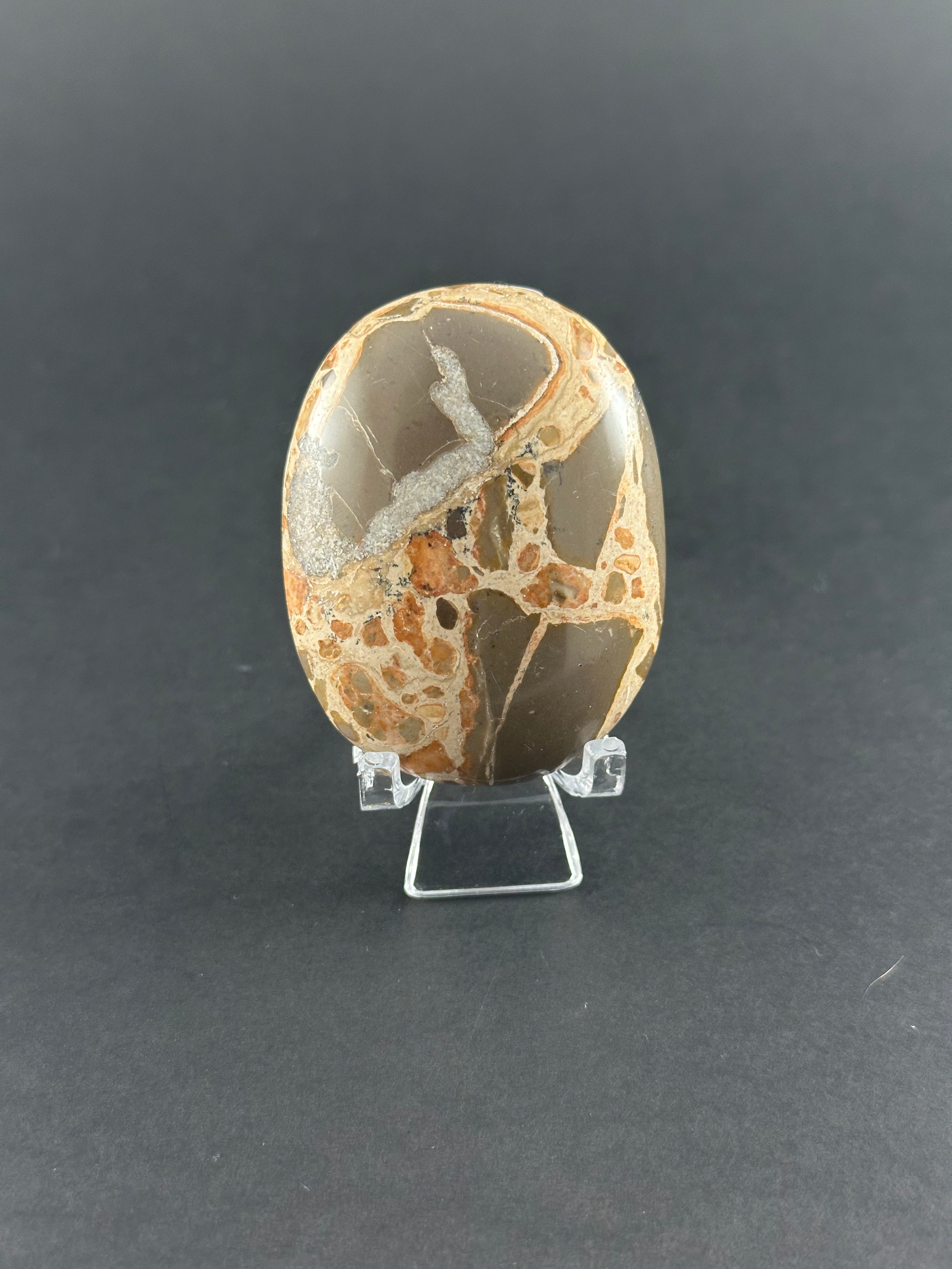 Pierre de paume jaspe peau de léopard