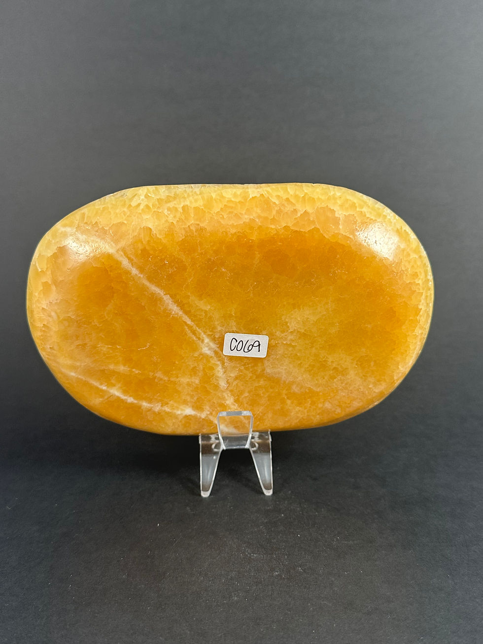 Miniature : Bol de calcite orange