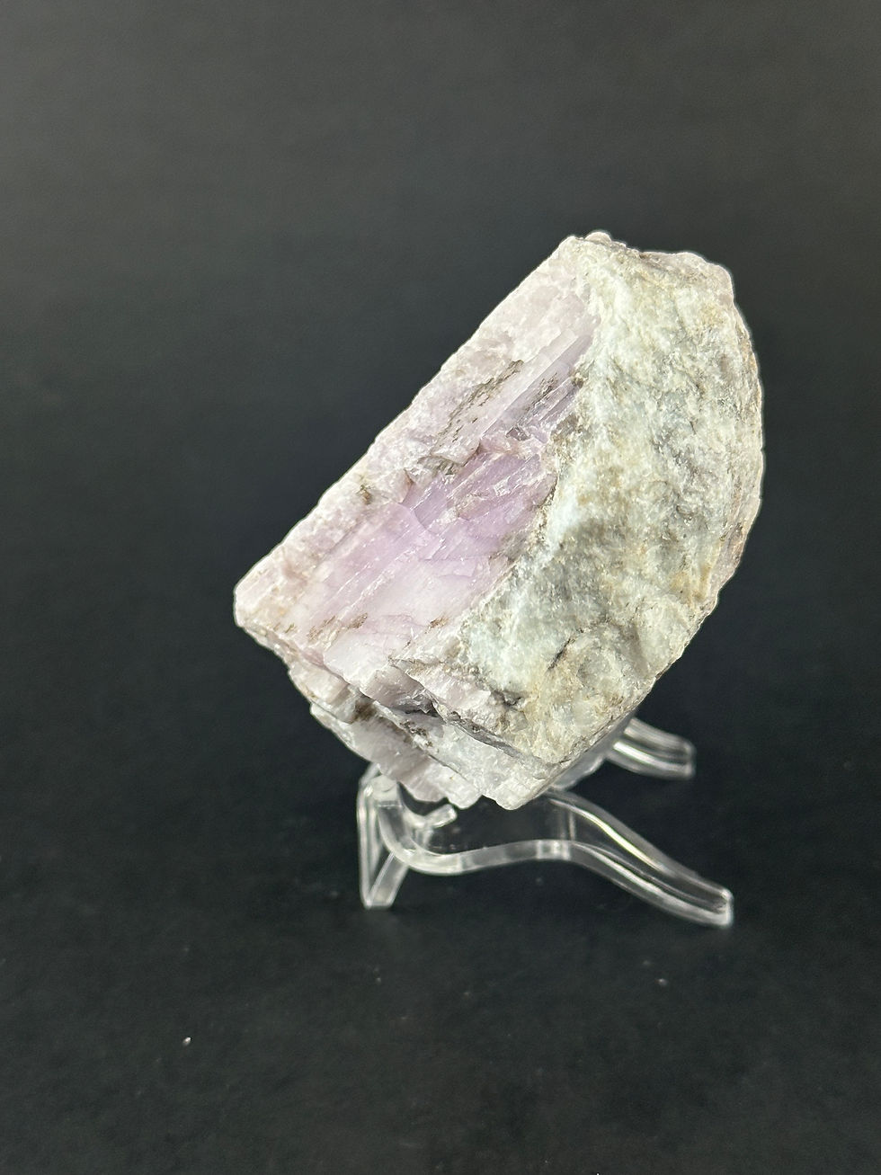 Miniature : Spécimen brute de kunzite