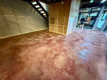 Coulage de résine epoxy surface technique