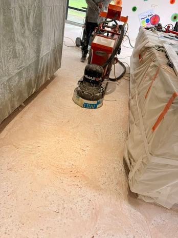 ponceuse pour sol décoratif terrazzo