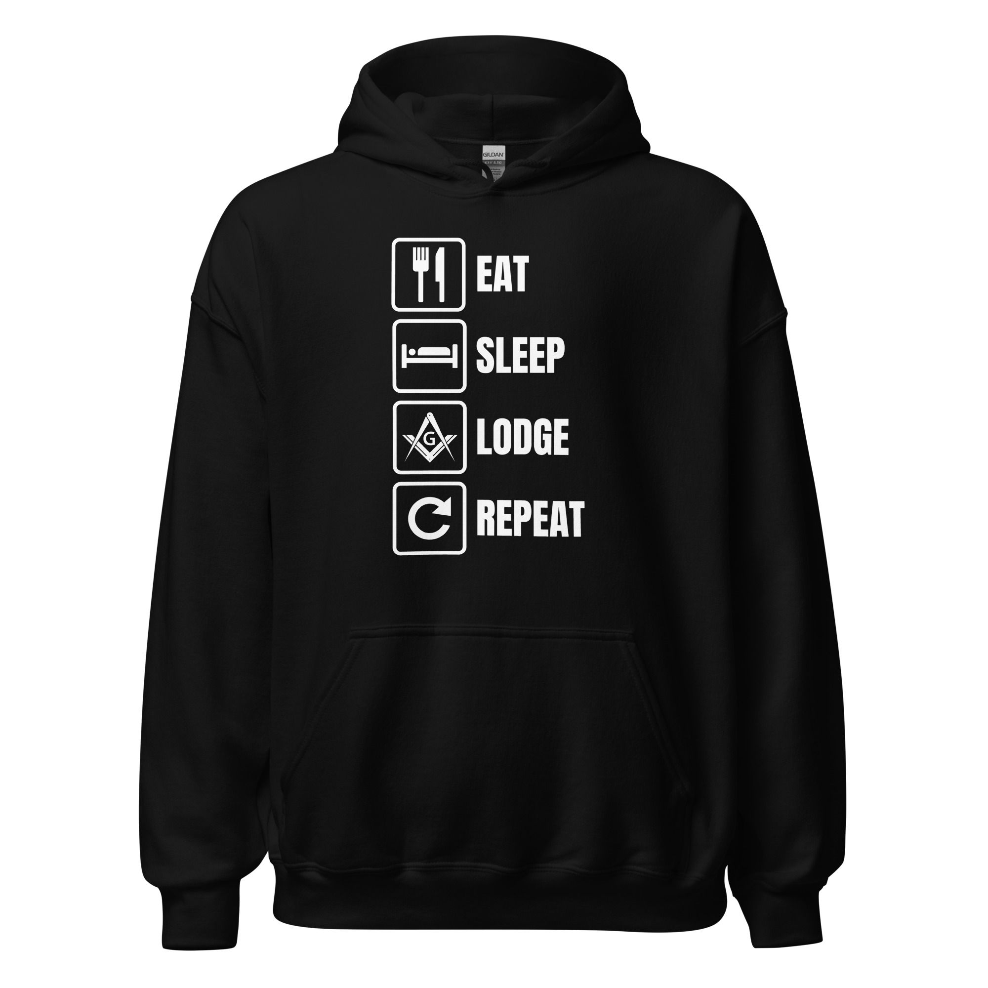 Eat Sleep Lodge Repeat Hoodie