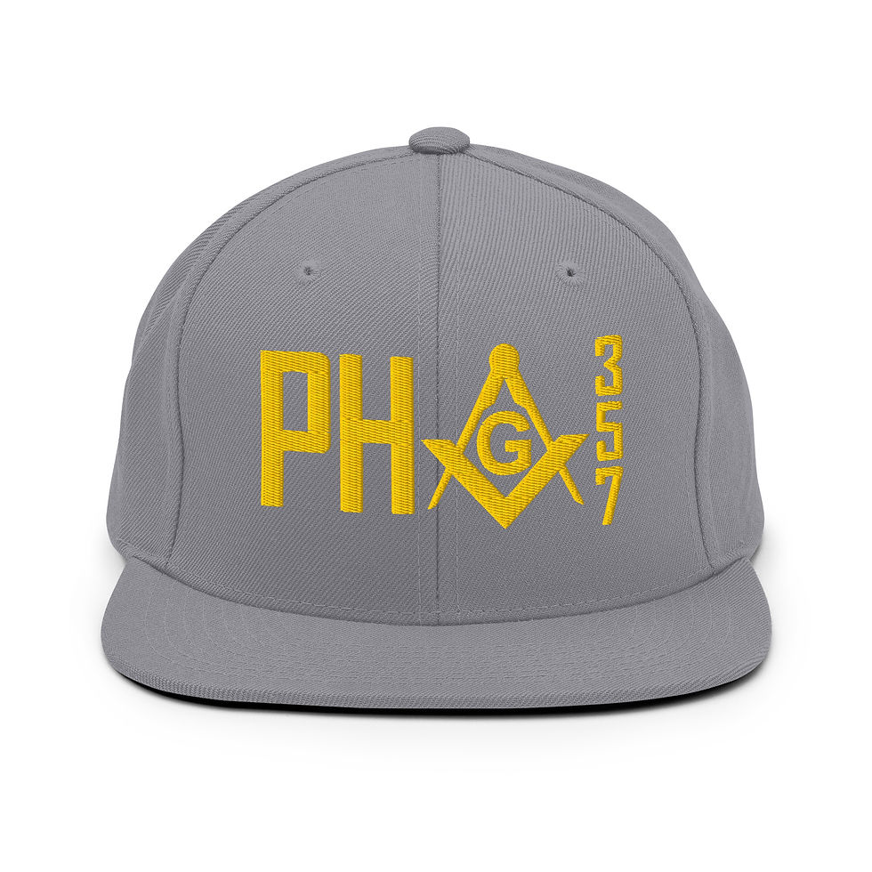 Thumbnail: PHA 357 Embroidered Snapback Hat