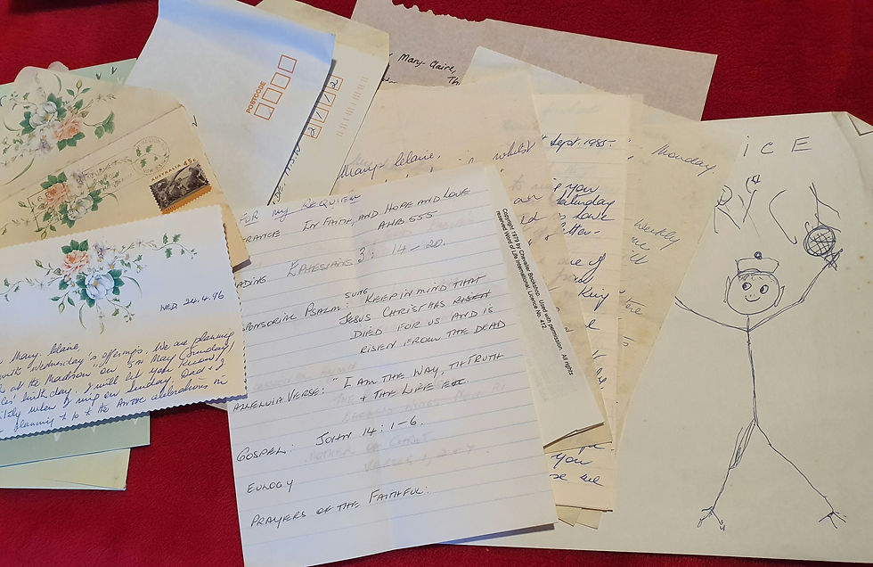 Letters from my parents