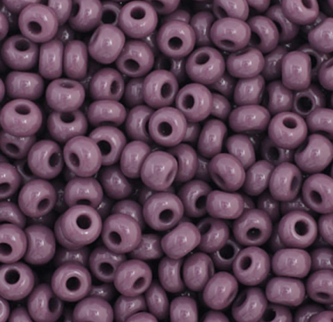 CZECH SEED BEAD 11/0 OPAQUE DARK MAUVE