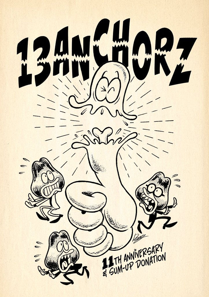 【13アンカーズ グッバイ親指企画 SUM-UP DONATION LIVE】チケット予約、お問い合わせはコチラ⏬ 【13アンカーズ】 ticket13anz@outlook.jp