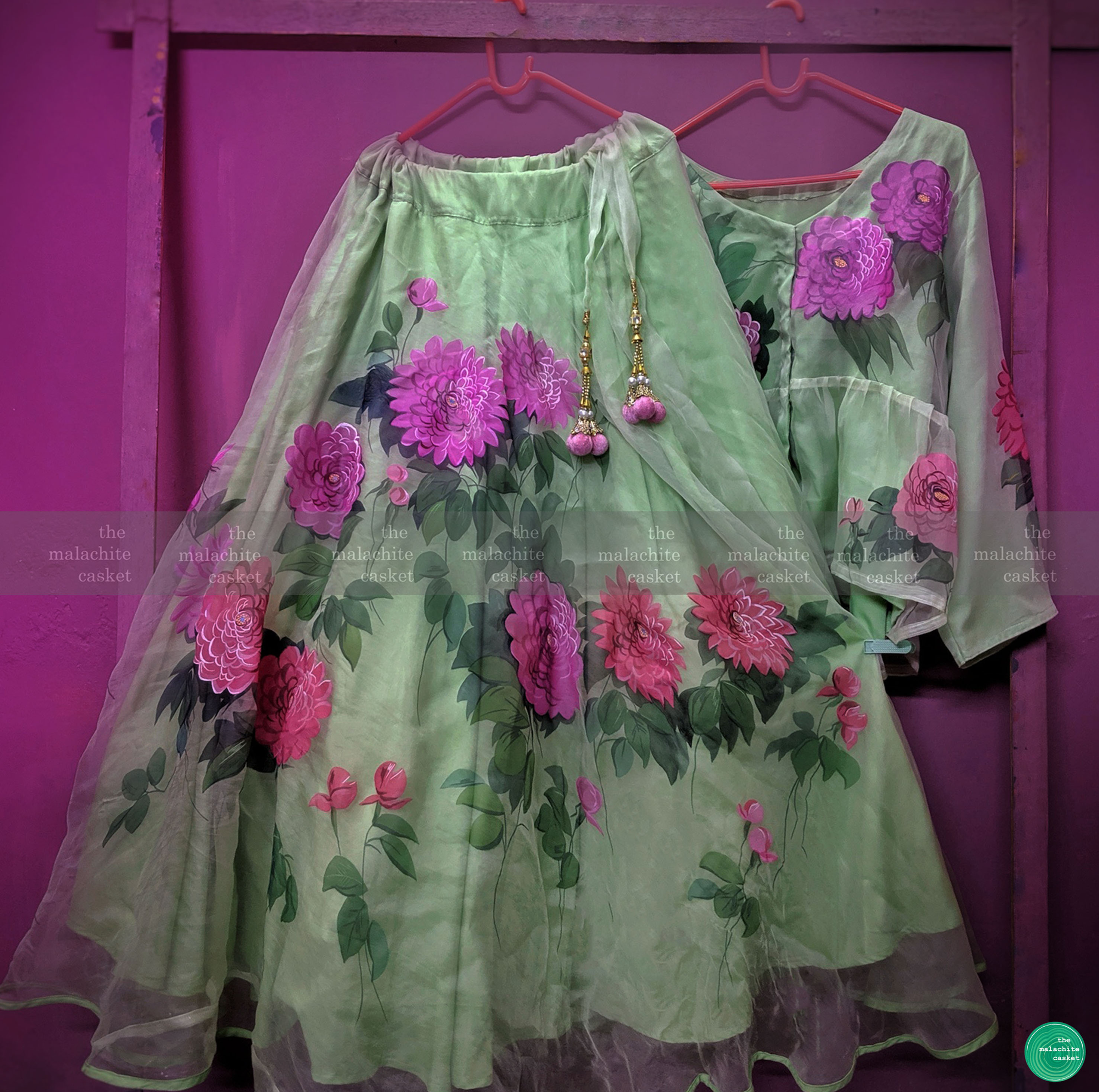 Dahlia lehenga Set
