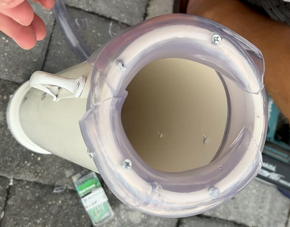 DIY bathyscope underwater viewer for seeing in the ocean, lakes, rivers
