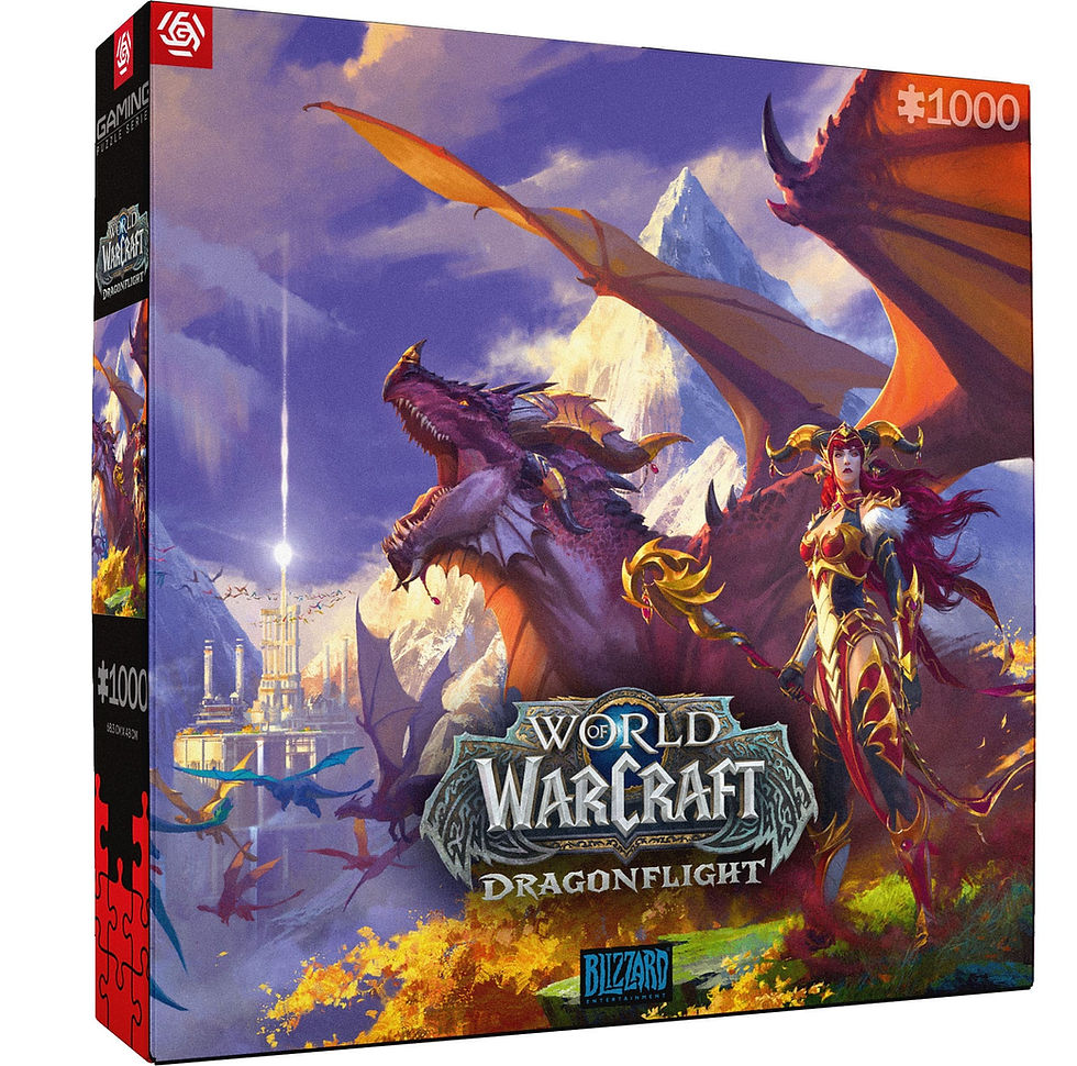 Miniatura: World of Warcraft Puzzle Dragonflight Alexstrasza (1000 peças)