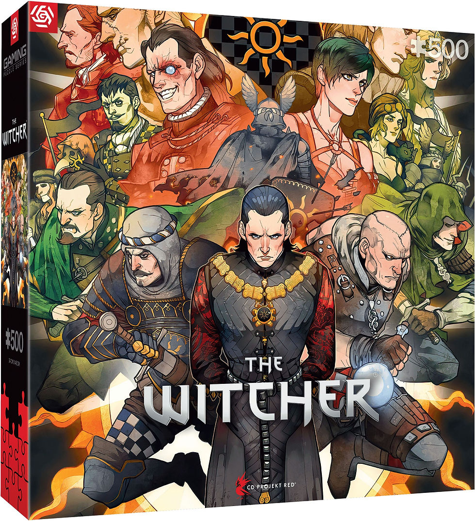 Miniatura: The Witcher Gaming Puzzle Nilfgaard (500 peças)