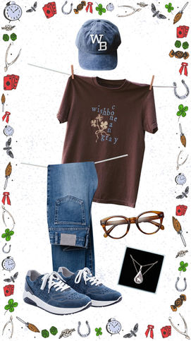 What To Wear To The Wishbone Pajama Tour - Crossword T-Shirt