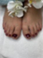 Pedicure con semipermante da Glitter centro estetico