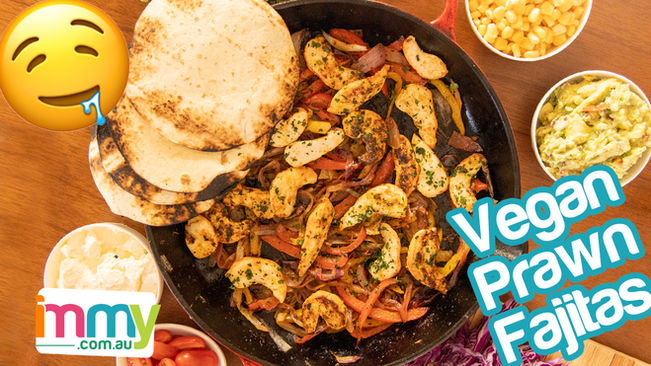 Vegan Prawn Fajitas