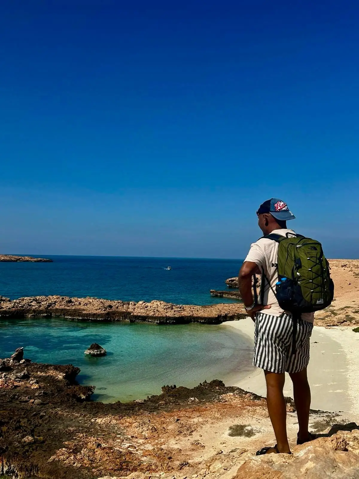 Crique turquoise îles Daymaniyat Oman