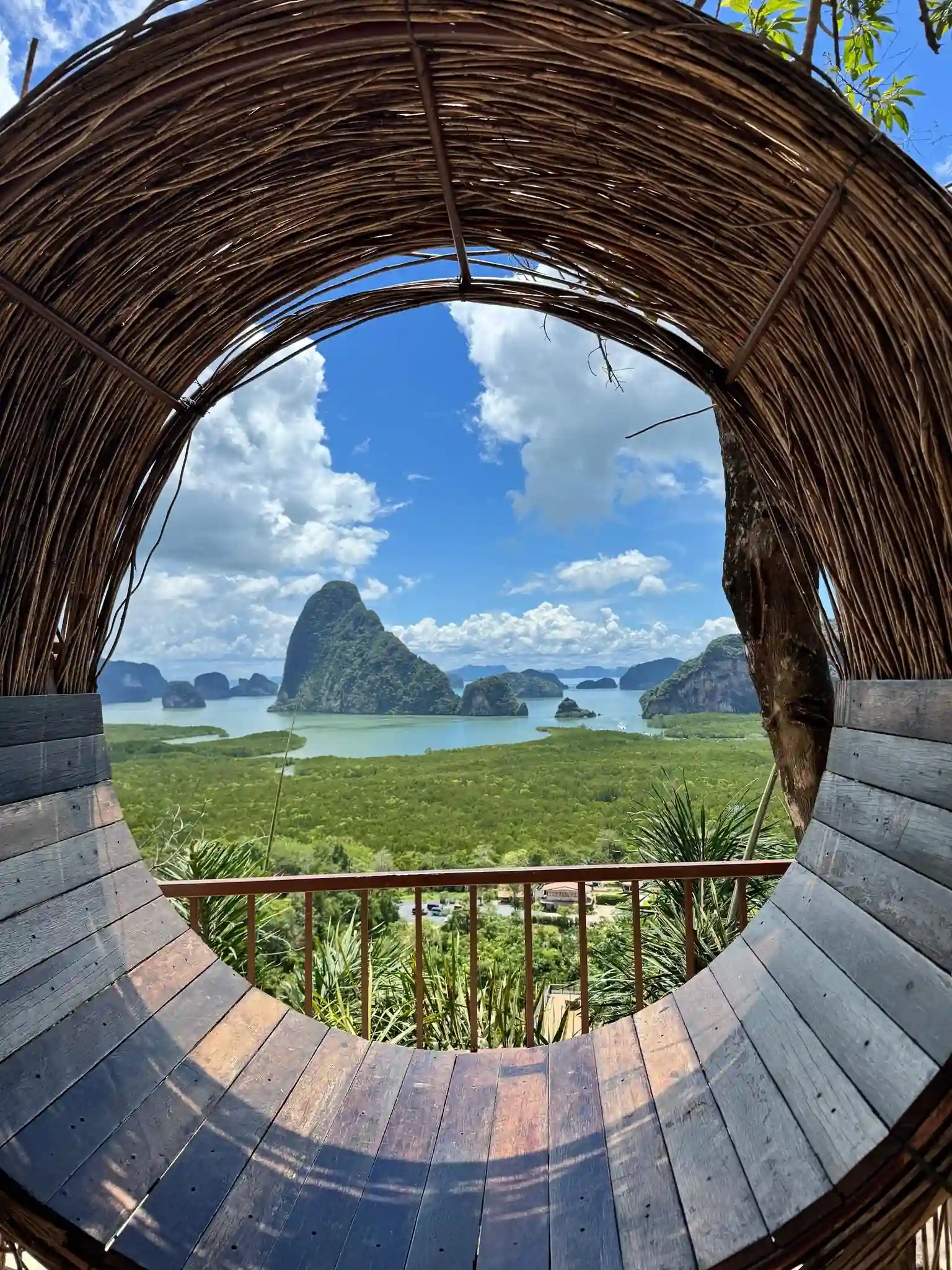 Point vue panoramique baie Phang Nga Krabi Thaïlande