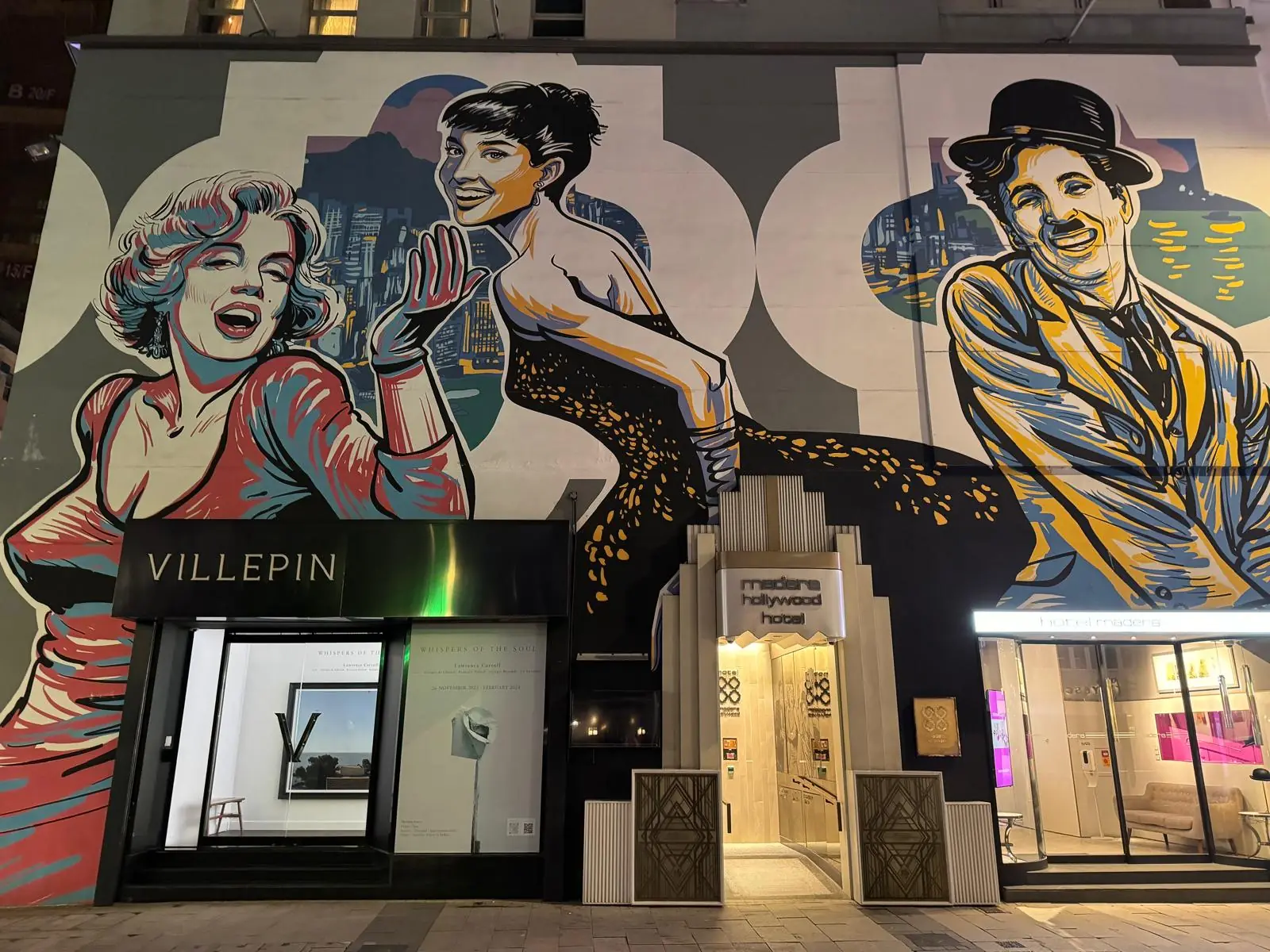 Fresque murale Hollywood Soho street art Hong Kong