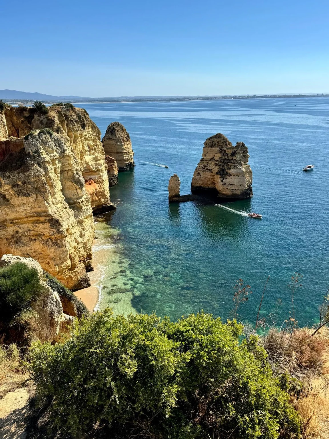 Falaises dorées plage cachée Ponta da Piedade Lagos Algarve