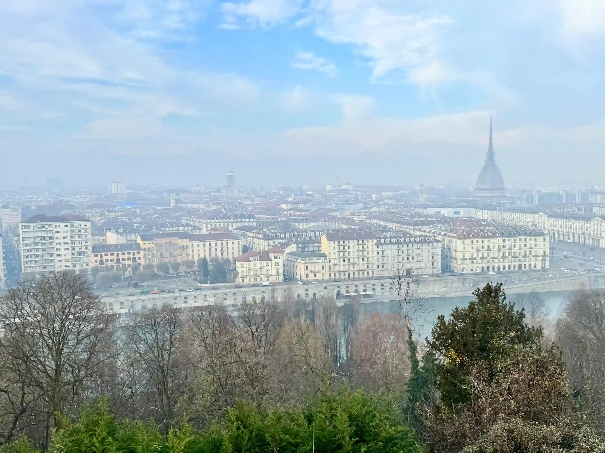 Mont Cappucini panorama Turin Mole Antonelliana Italie