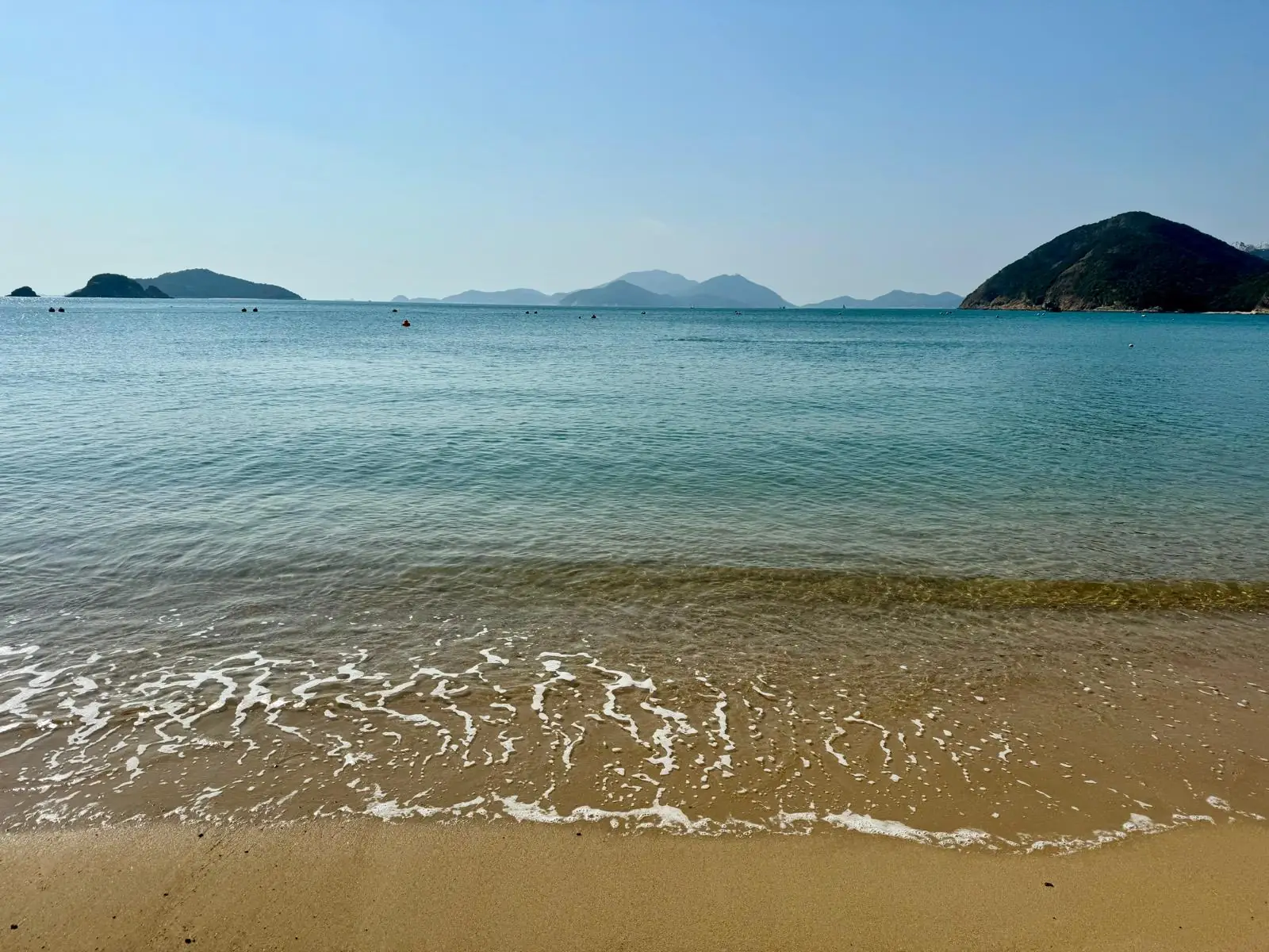 Plage Repulse Bay eau turquoise îles Hong Kong