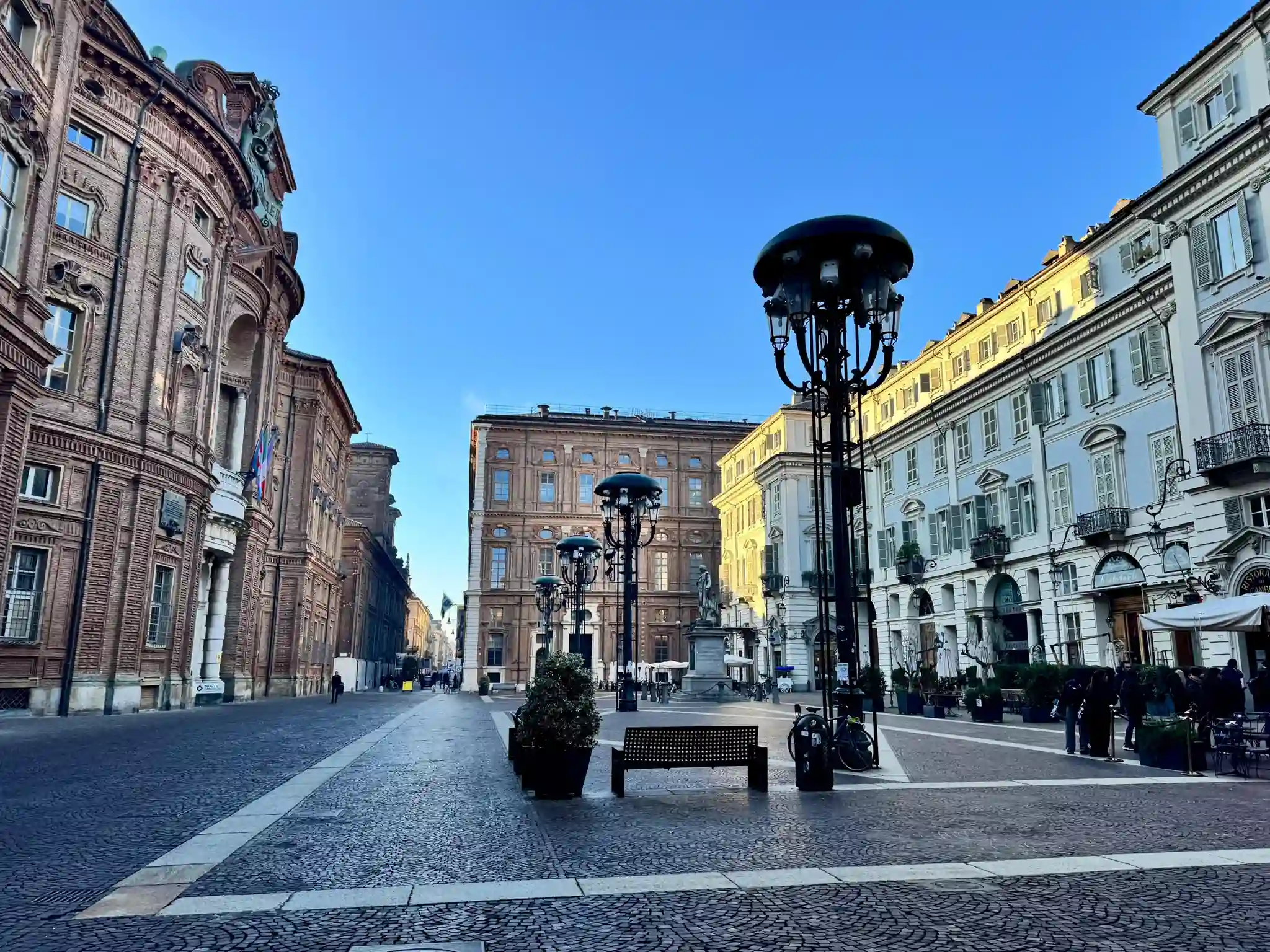 Piazza Carignano palais historiques Turin Italie