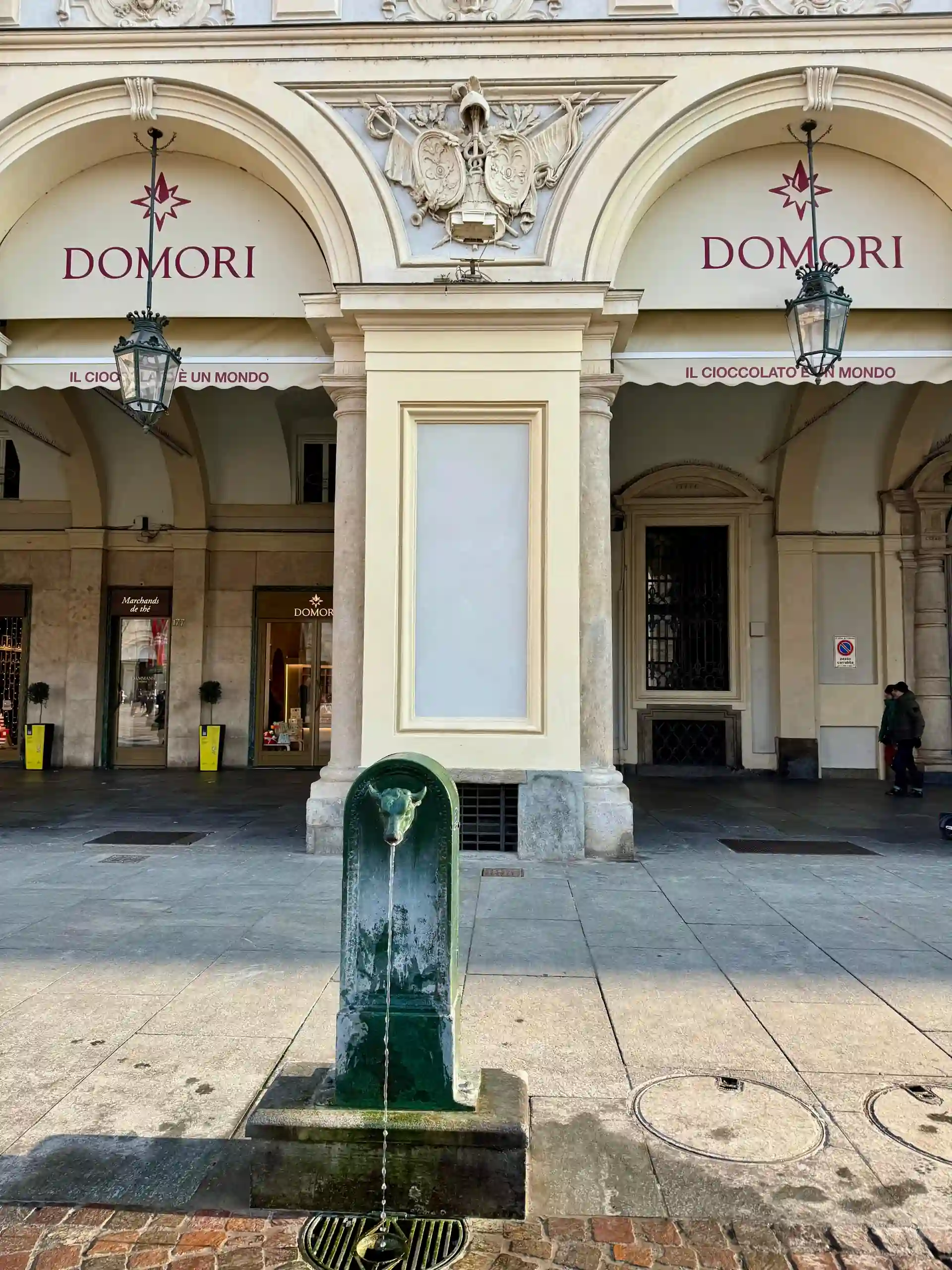 Domori chocolaterie passage Turin Italie