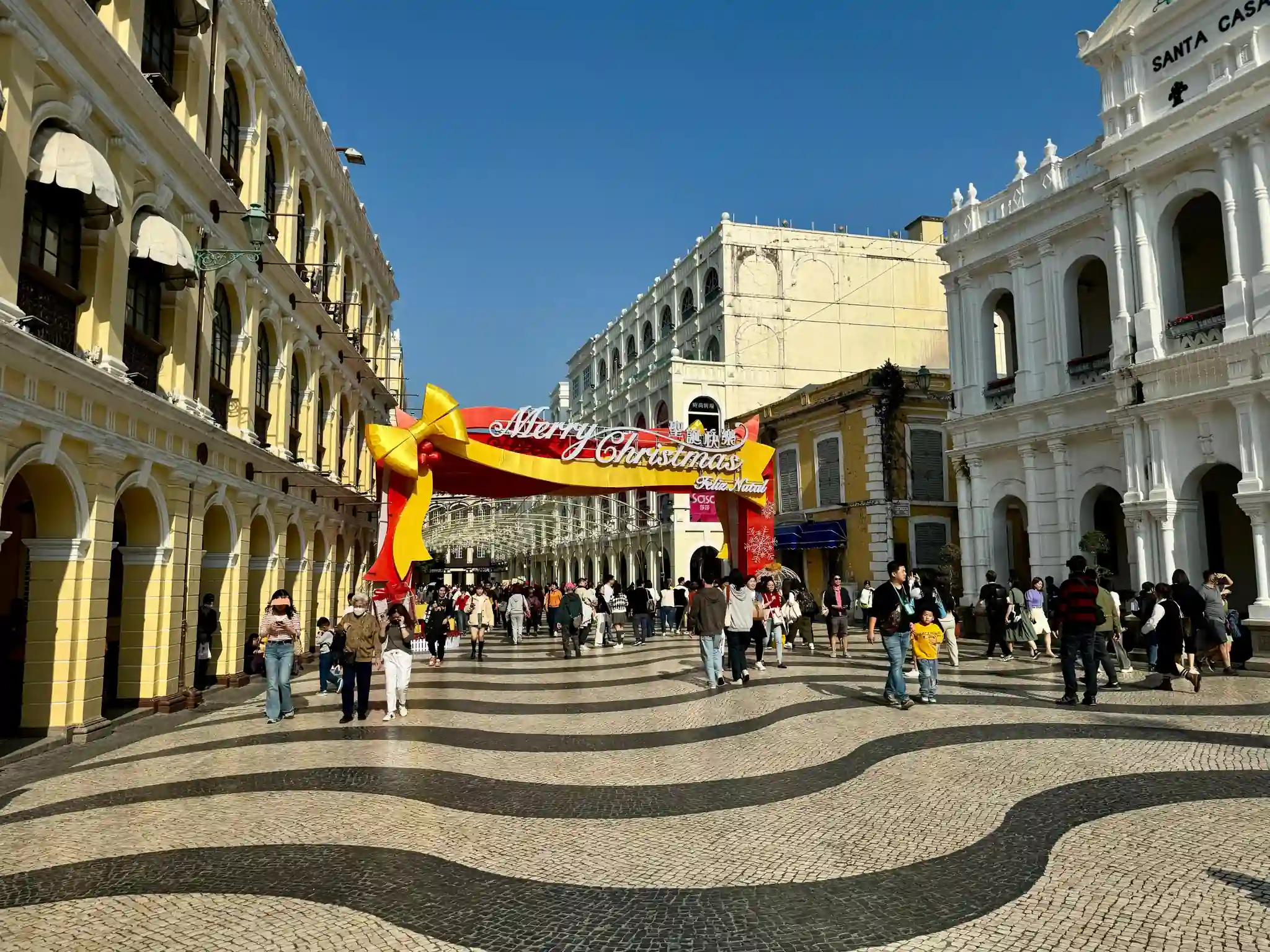 Place Sénat Senado Square architecture coloniale Macao