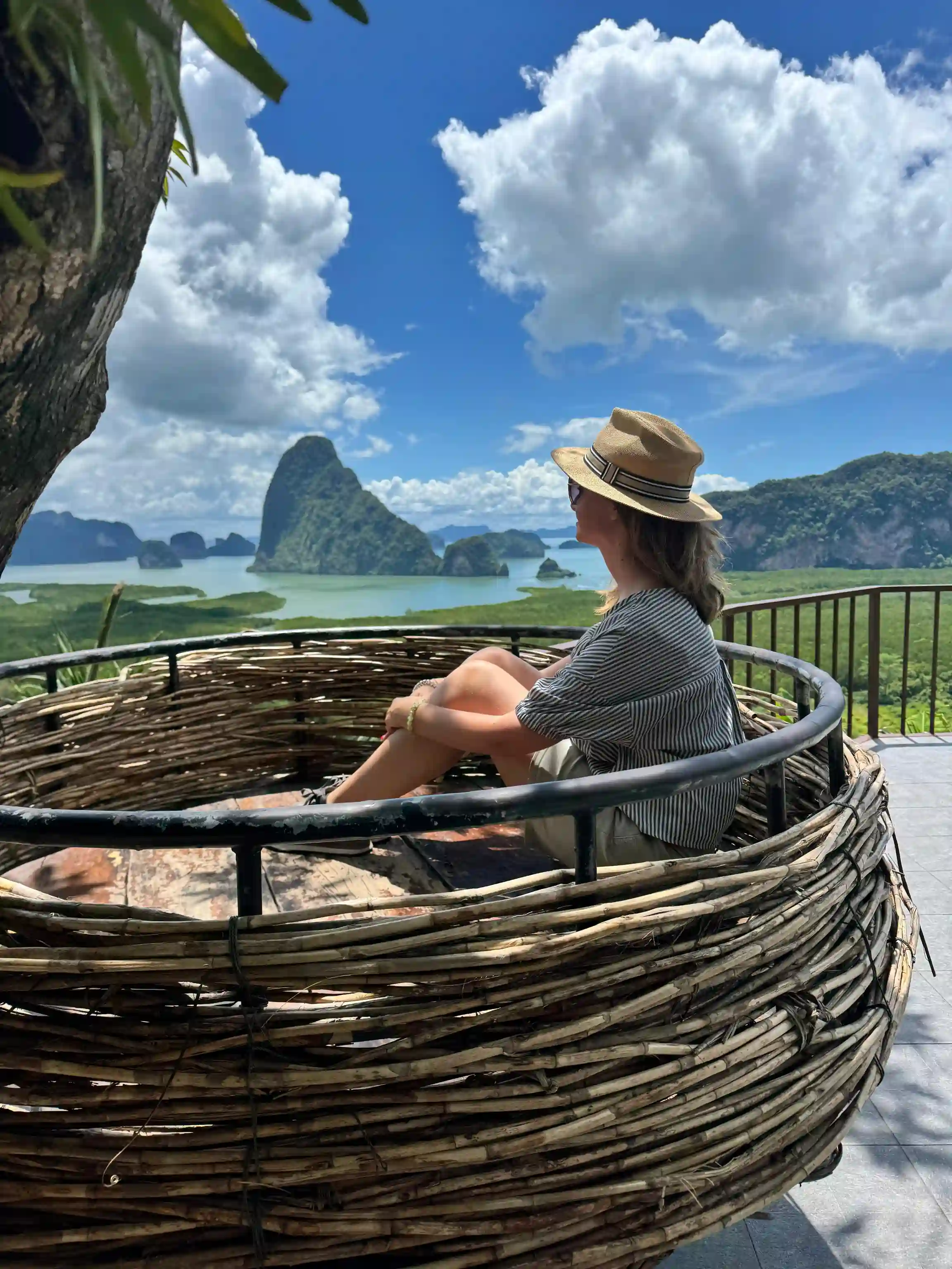 Mathilde ATTIA point vue baie Phang Nga Krabi Thaïlande