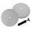 サムネイル： バランスディスク - シルバー×2個