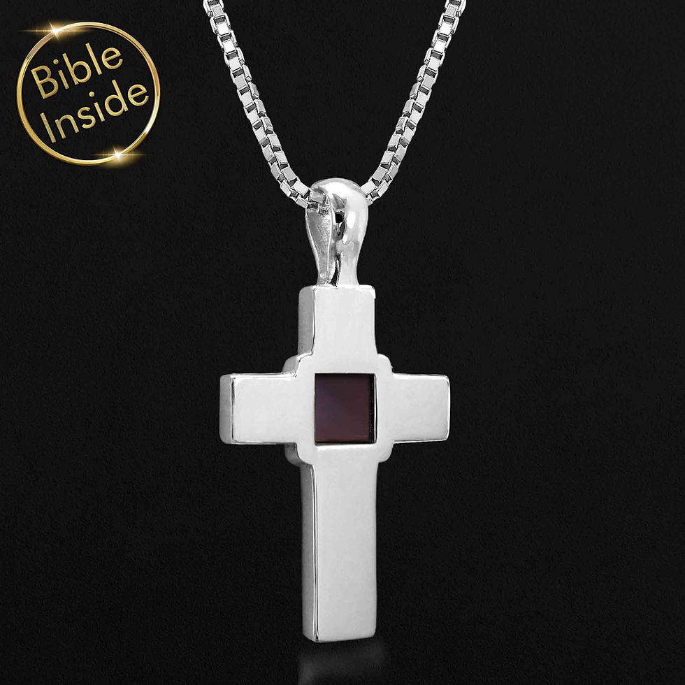 Thumbnail: Cross Necklace With the Entire Bible