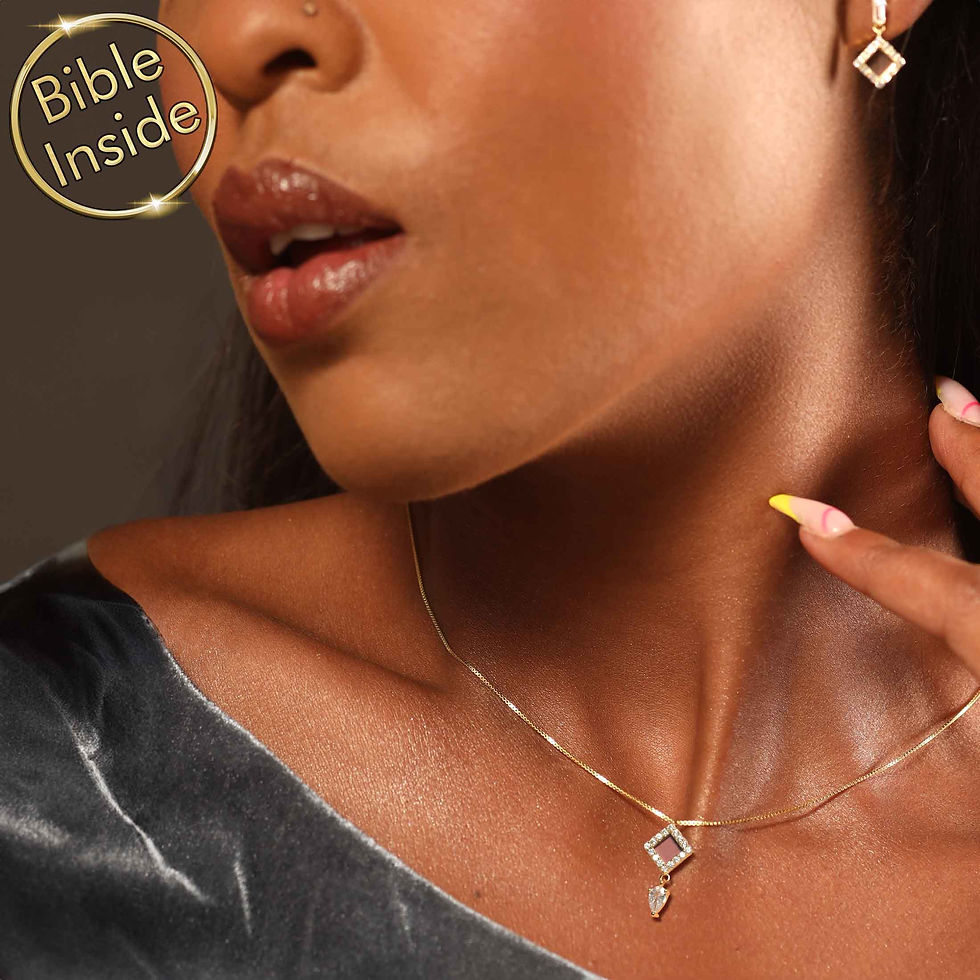 Thumbnail: Christian Gifts for Woman With Nano Bible - Amazona Design
