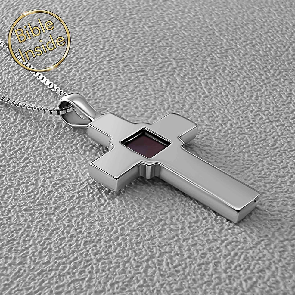 Thumbnail: Cross Necklace With the Entire Bible