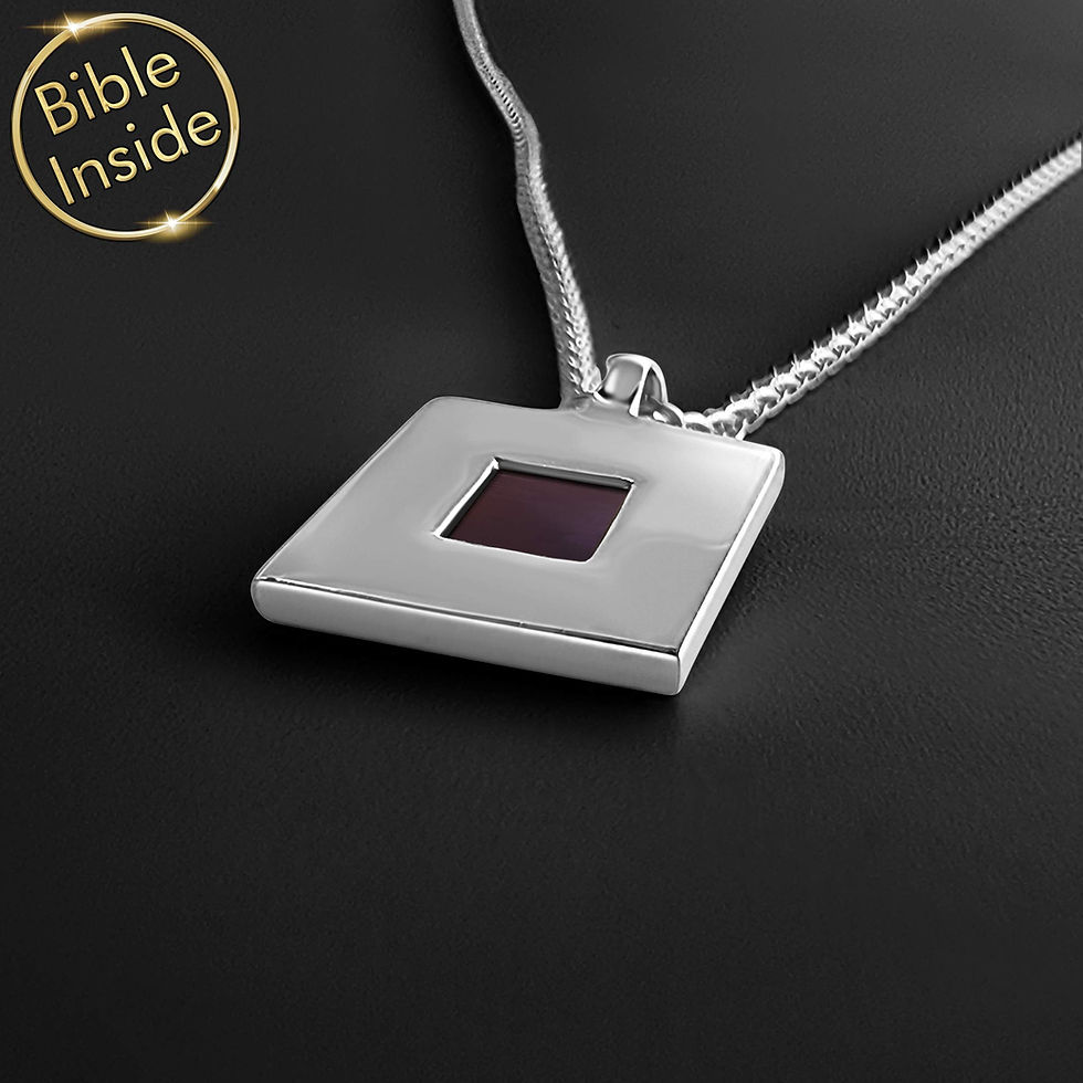 Thumbnail: Bible Pendant With Nano Bible - Jacob Design