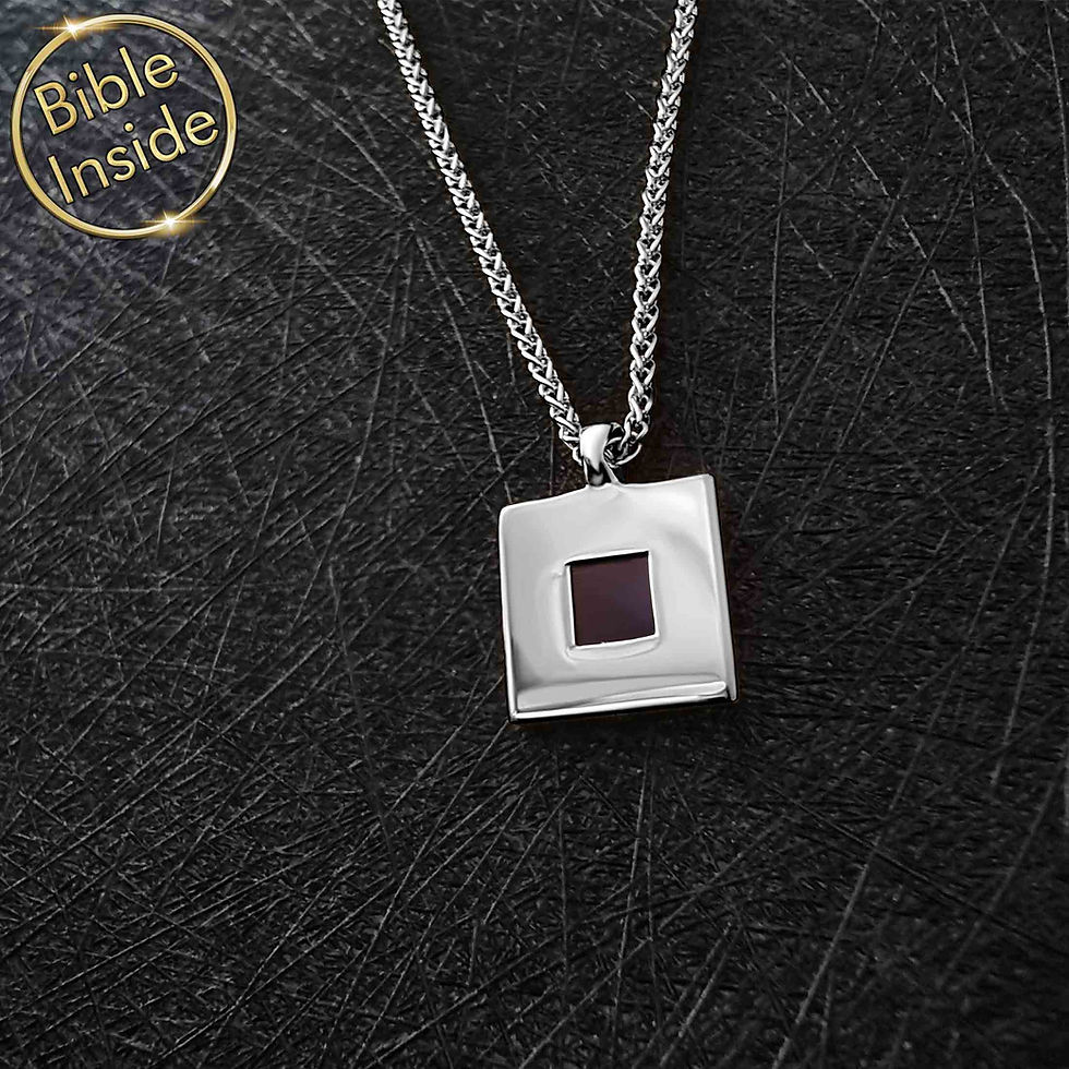 Thumbnail: Bible Pendant With Nano Bible - Jacob Design