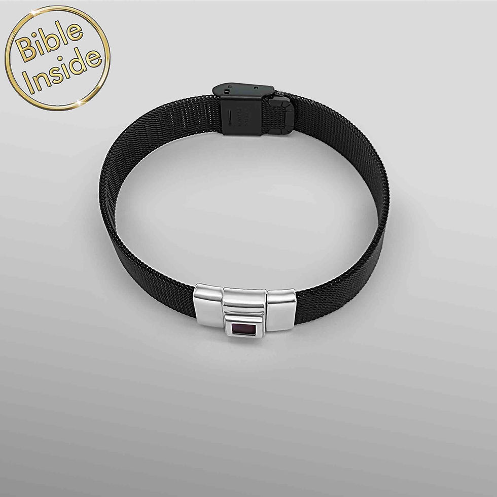 Thumbnail: Men's Christian Bracelets With the Whole Bible - Andrew5 Design