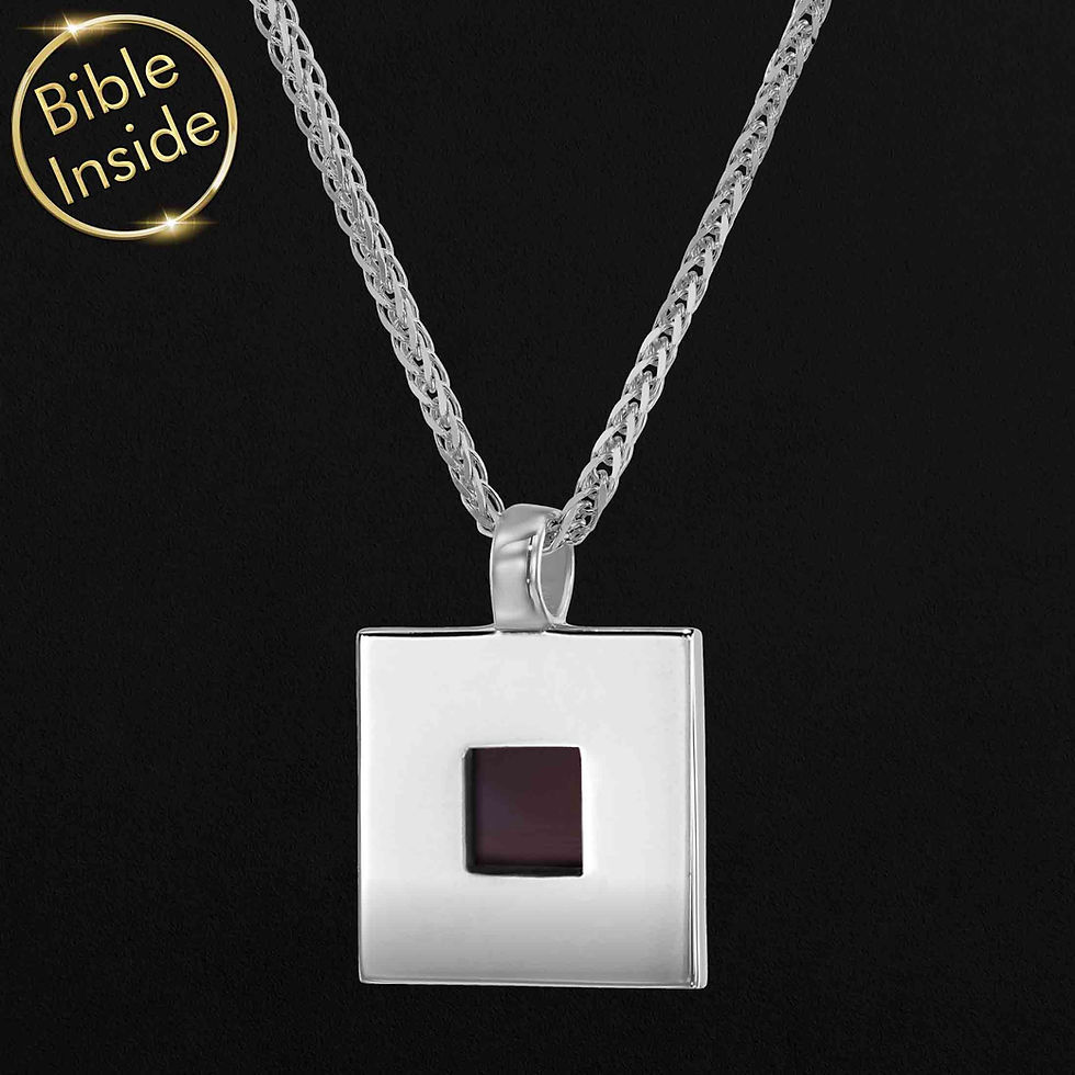 Thumbnail: Bible Pendant With Nano Bible - Jacob Design