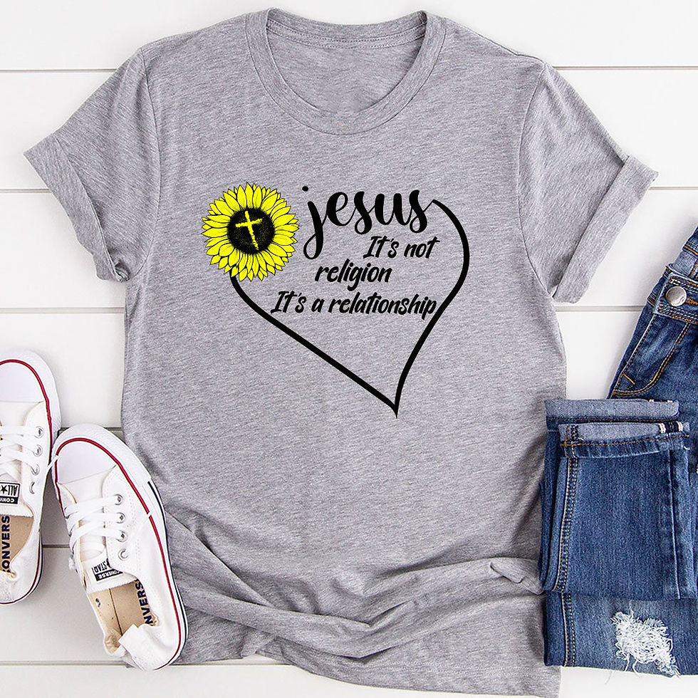 Thumbnail: Jesus Is Not Religion T-Shirt