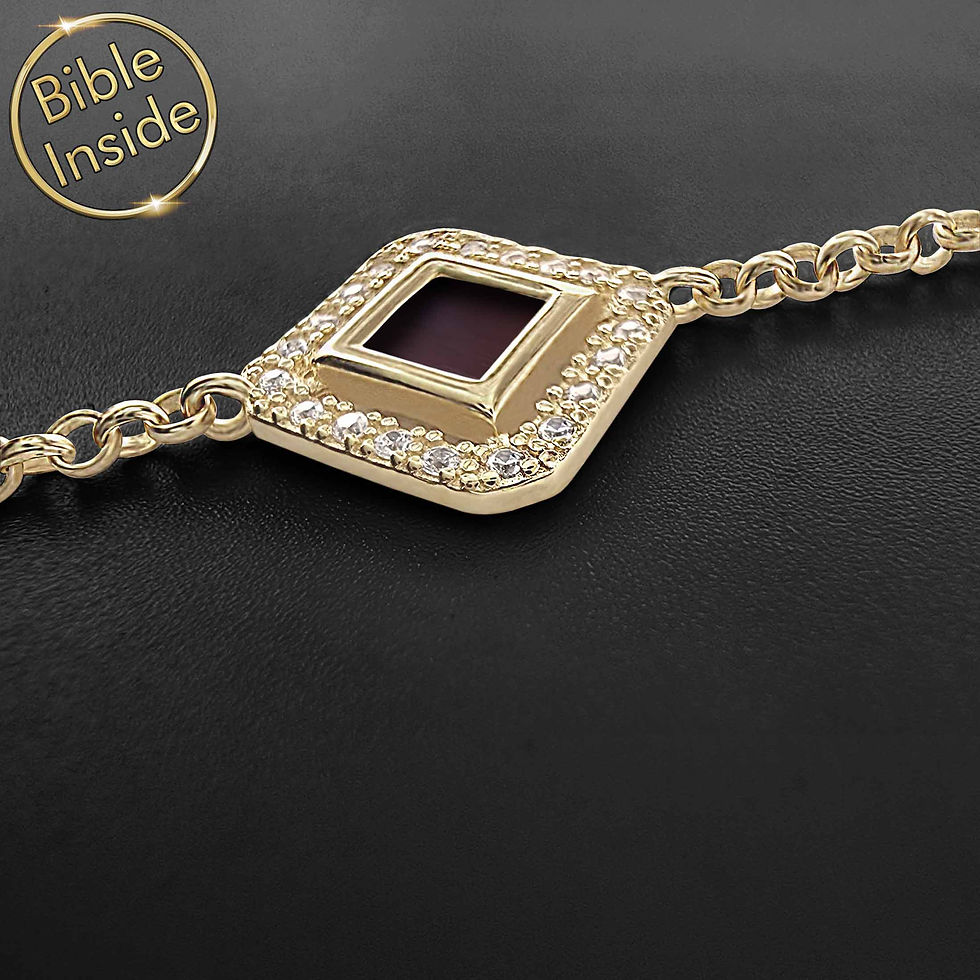Thumbnail: Christianity Bracelet With Nano Bible - Diana Design